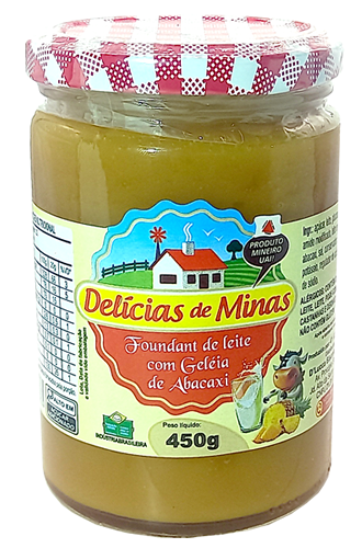 Doce Pastoso com Leite e Geléia de Abacaxi